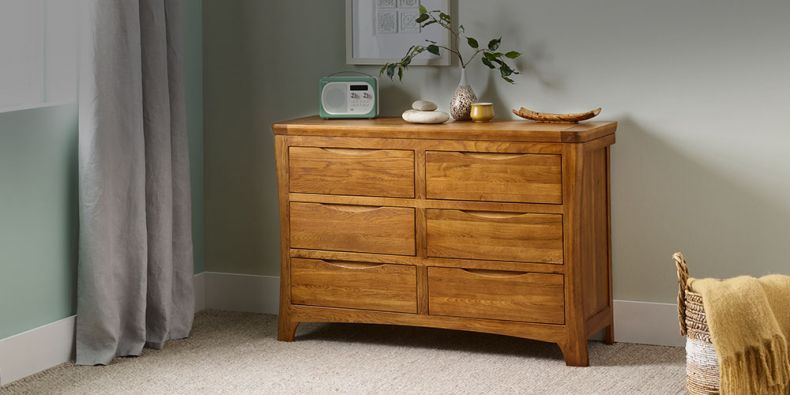 Wood Dressers Oak Chest Of Drawers Oak Furnitureland